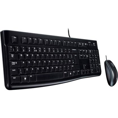 Набор периферии Клавиатура + мышь Logitech Desktop MK120 (черный)