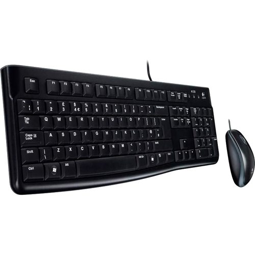 Набор периферии Клавиатура + мышь Logitech Desktop MK120 (черный)