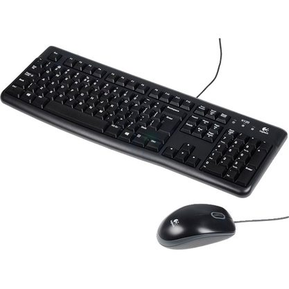 Набор периферии Клавиатура + мышь Logitech Desktop MK120 (черный)