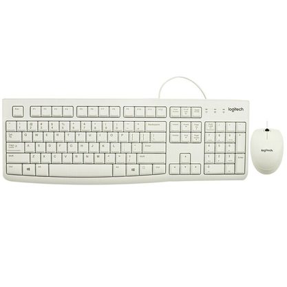 Набор периферии Клавиатура + мышь Logitech Desktop MK120 (белый)