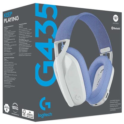 Игровые наушники Logitech G435 (белый)