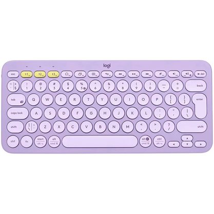 Клавиатура офисная Logitech K380 Multi-Device Lavender Lemonade (лавандовый)