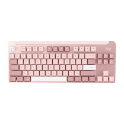 Клавиатура офисная Logitech K855 Red Switch (розовый)
