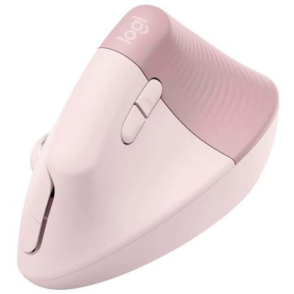 Мышка офисная Logitech Lift для правшей (розовый)