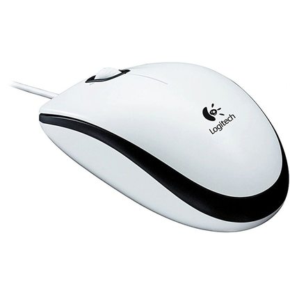 Мышка офисная Logitech M100R (белый)