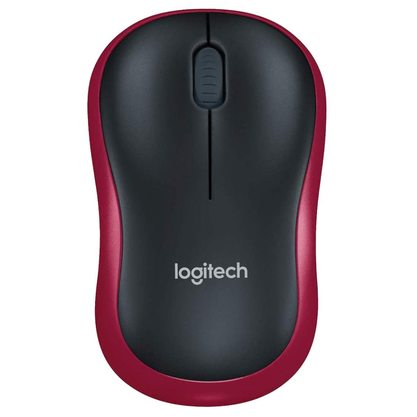 Мышка офисная Logitech M185 (красный)