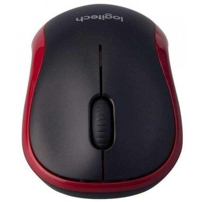 Мышка офисная Logitech M185 (красный)