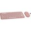 Набор периферии Клавиатура + мышь Logitech PEBBLE 2 COMBO (розовый)