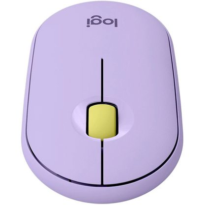 Мышка офисная Logitech M350 Pebble Lavender Lemonade (лавандовый)