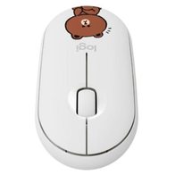 Logitech M350 Pebble Line Friends Brown (белый)