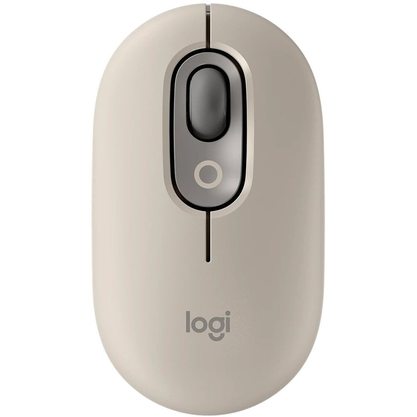 Мышка офисная Logitech Pop Mouse Mist (песочный)
