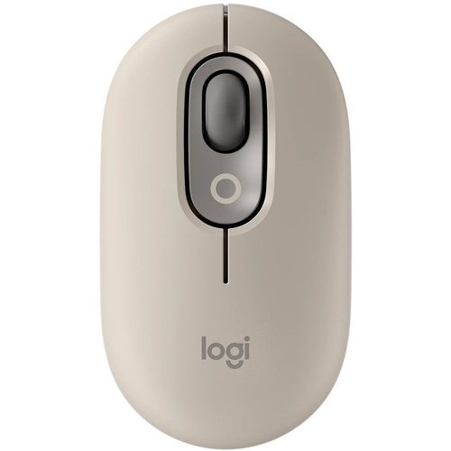 Мышка офисная Logitech Pop Mouse Mist (песочный)