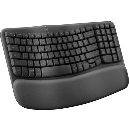 Клавиатура офисная Logitech Wave Keys (черный)
