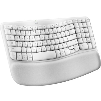 Клавиатура офисная Logitech Wave Keys (белый)