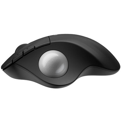 Мышка офисная  Logitech Ergo M575S (черный, серебристый шарик)