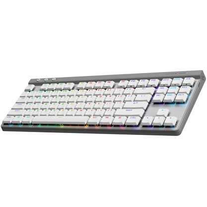 Игровая клавиатура Logitech G515 Lightspeed TKL GL Linear (белый)