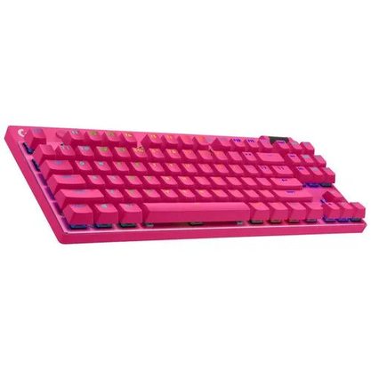 Игровая клавиатура Logitech G Pro X TKL GX Brown Taktile 920-012139 (пурпурный)