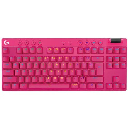 Игровая клавиатура Logitech G Pro X TKL GX Brown Taktile 920-012139 (пурпурный)