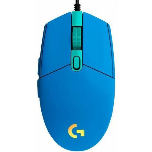 Игровая мышка Logitech G102 Lightsync (голубой)
