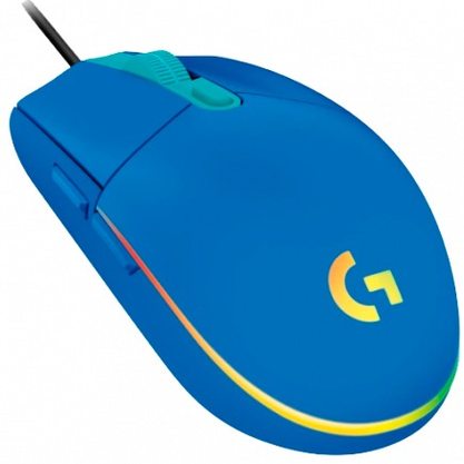 Игровая мышка Logitech G102 Lightsync (голубой)