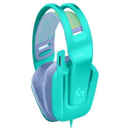Игровые наушники Logitech G335 (мятный)