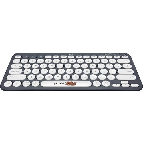 Клавиатура офисная Logitech K380 Multi-Device Line Friends Brown