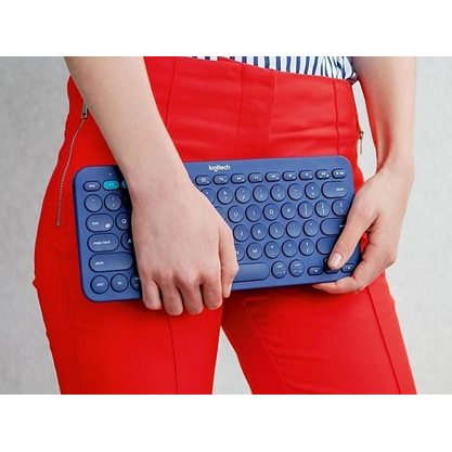 Клавиатура офисная Logitech K380 Multi-Device (синий)