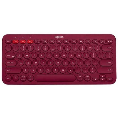 Клавиатура офисная Logitech K380 Multi-Device (красный)