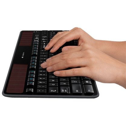 Клавиатура офисная Logitech K750 Solar (черный)