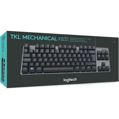 Игровая клавиатура Logitech K835 TKL Red Switch (черный)