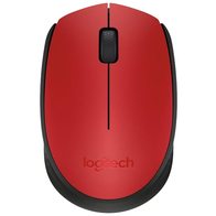 Logitech M171 (черный/красный)