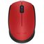 Мышка офисная Logitech M171 (черный/красный)