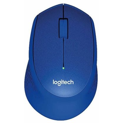 Мышка офисная Logitech M330 Silent Plus (синий)