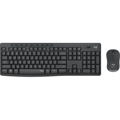 Набор периферии Клавиатура + мышь Logitech MK295 Silent suit (черный)