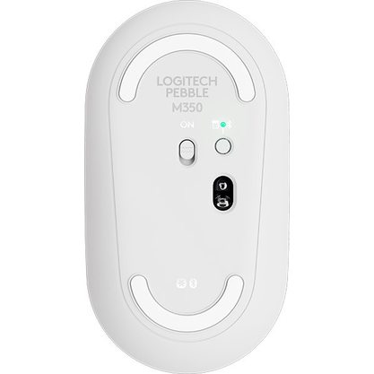 Мышка офисная Logitech M350 Pebble Off-white (белый)