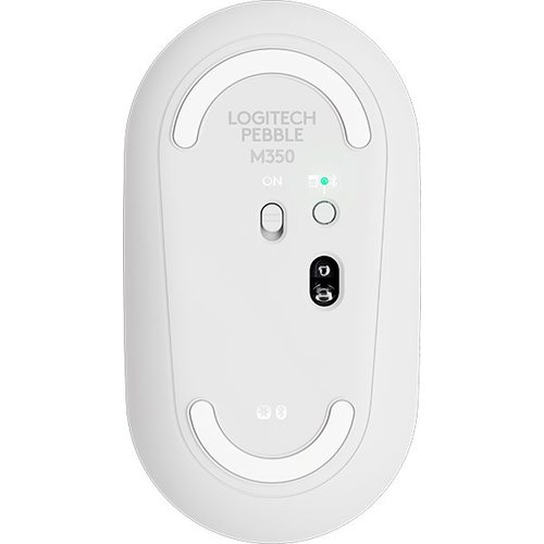 Мышка офисная Logitech M350 Pebble Off-white (белый)