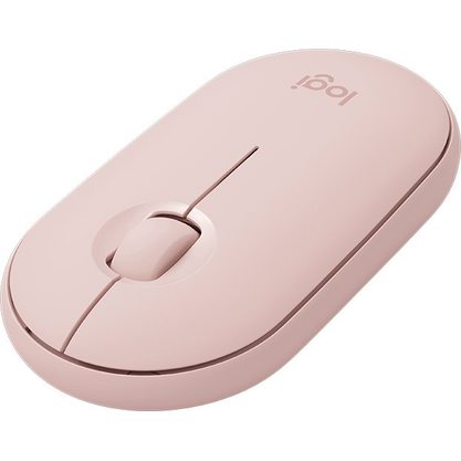 Мышка офисная Logitech M350 Pebble Rose (розовый)