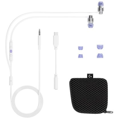 Игровые наушники Logitech G333 (белый)