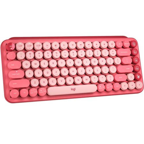 Клавиатура офисная Logitech POP Keys Heartbreaker (красный)