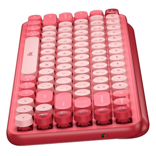 Клавиатура офисная Logitech POP Keys Heartbreaker (красный)