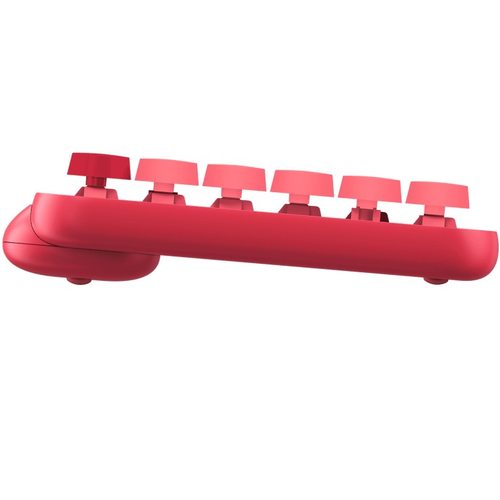 Клавиатура офисная Logitech POP Keys Heartbreaker (красный)