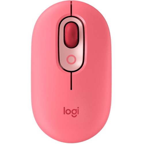 Мышка офисная Logitech Pop Mouse Heartbreaker (розовый)