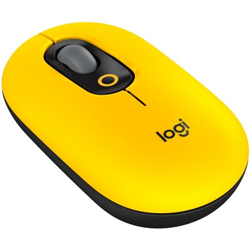 Мышка офисная Logitech Pop Mouse Blast (желтый)