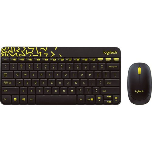 Набор периферии Клавиатура + мышь Logitech MK240 Nano (черный)