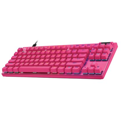 Игровая клавиатура Logitech PRO X TKL RAPID (розовый)