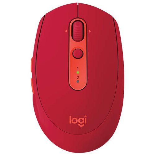 Мышка офисная Logitech M590 Multi-Device Silent (красный)