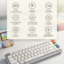 Игровая клавиатура MIIIW Z680 ART Series Keyboard (белый)