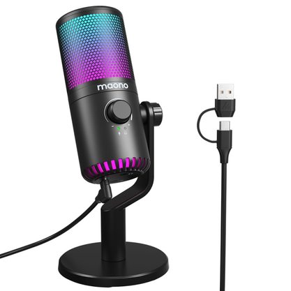 Микрофон Maono DM30RGB (черный)