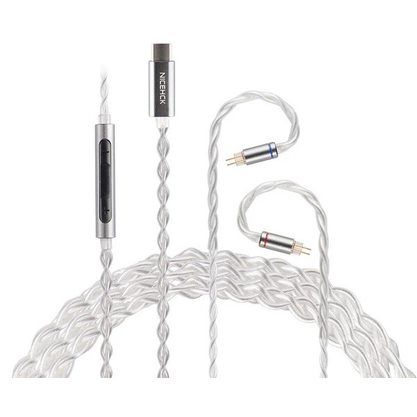 Кабель Nicehck SP4 Type-C 2Pin 0.78 с микрофоном