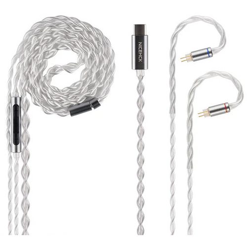 Кабель Nicehck SP4 Type-C 2Pin 0.78 с микрофоном